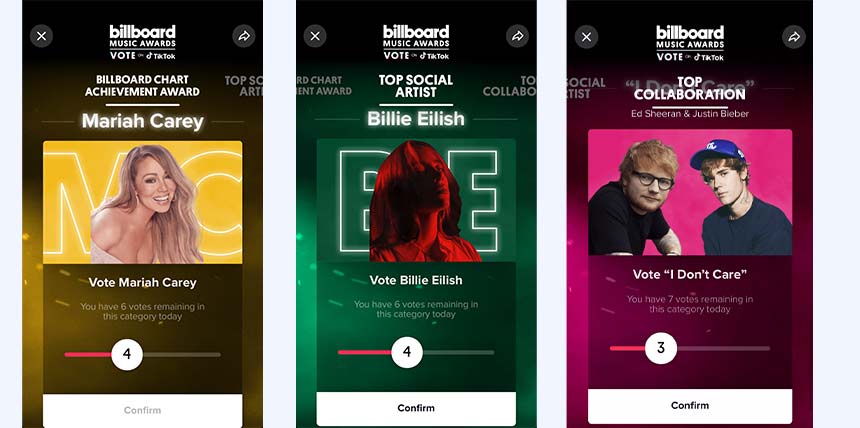  TikTok Vote BBMA