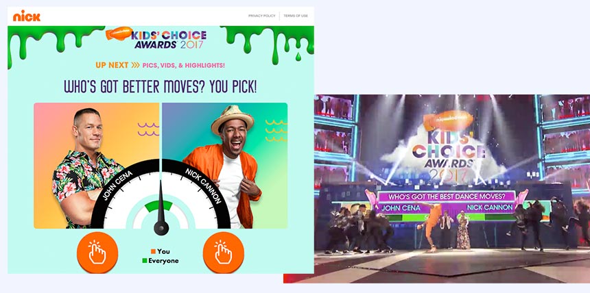  Kids Choice Awards Passion Meter
