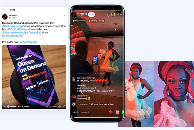 verizon twitter live stream and tiktok live stream 